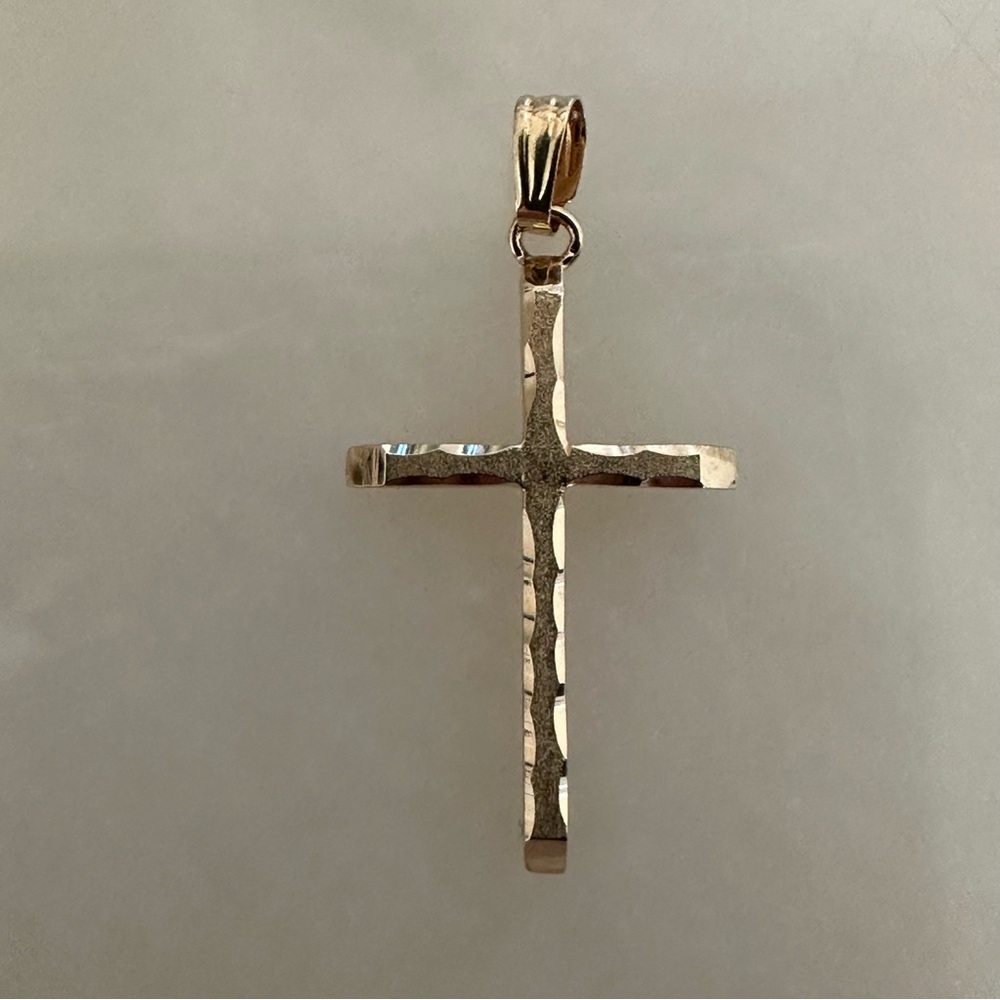 14k Solid Gold Cross - Picture 2 of 15